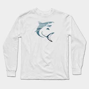 An Ocean in a Shark Long Sleeve T-Shirt